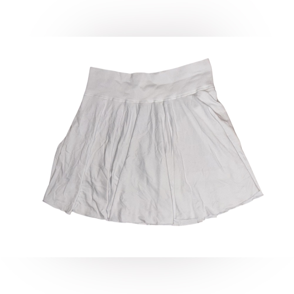 Elegant White Skater Skirt